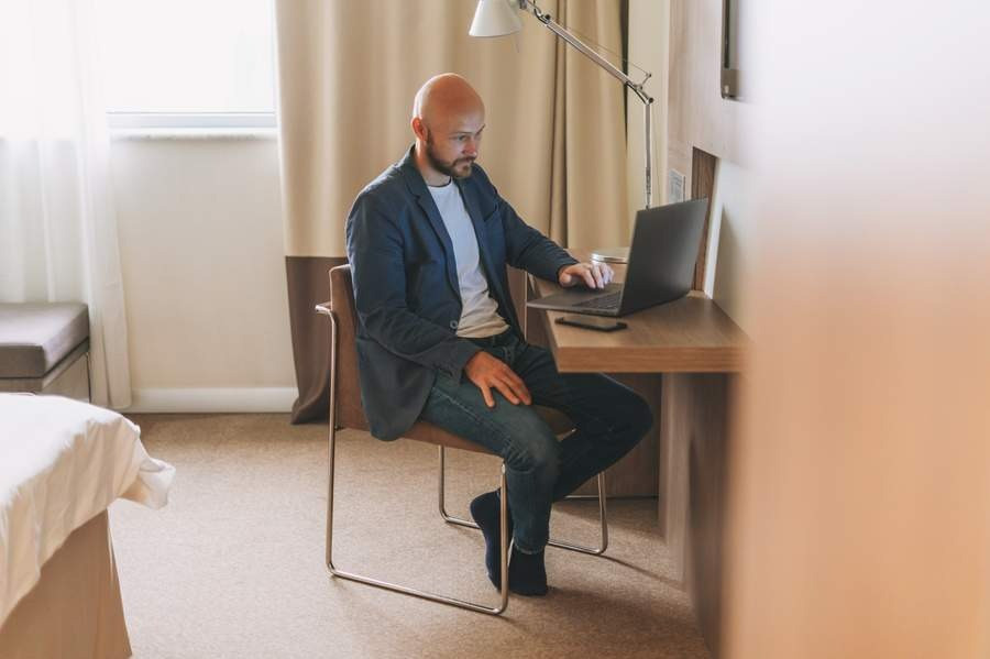 Person experiencing a headache after an EMDR session