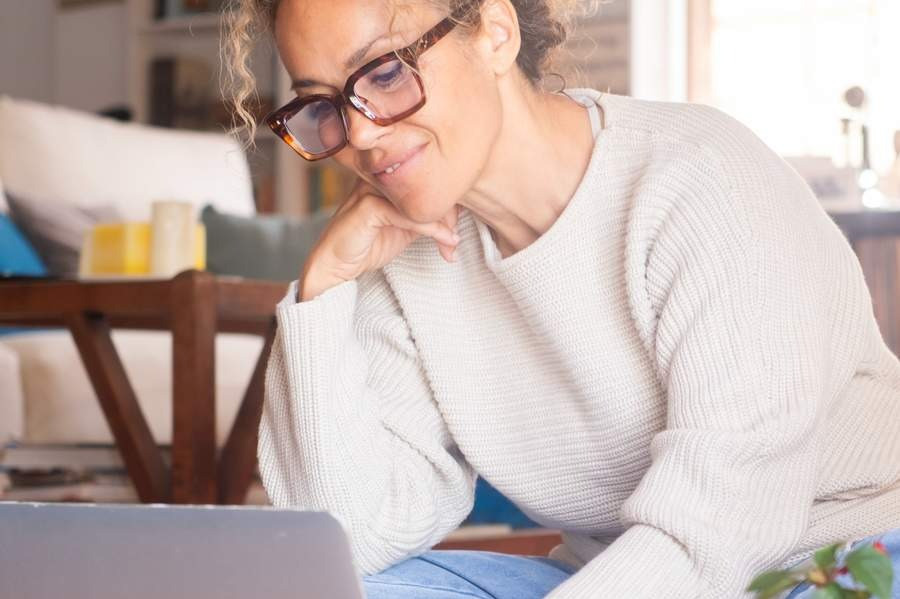 Person taking time between self-guided EMDR sessions