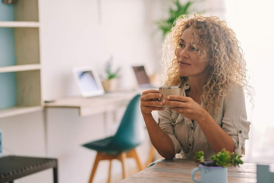 Person taking time between self-guided EMDR sessions